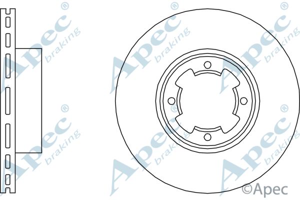 APEC BRAKING Тормозной диск DSK114